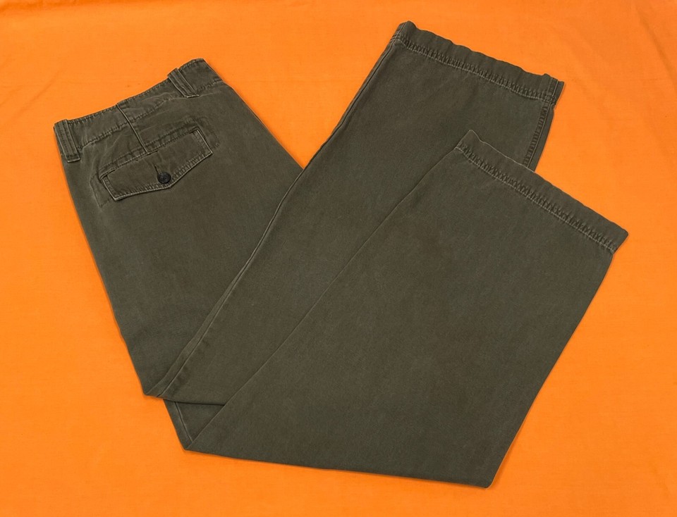 J. Crew Green Pants Size 36x28 (Tag 36x30) eBay