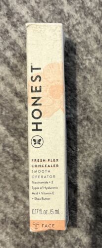 Honest Fresh Flex Concealer Smooth Operator , 0.17 fl oz (5ml) Toffee Tan