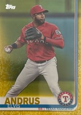 2019 Topps #62a Elvis Andrus Platinum