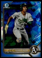 2022 Bowman Draft Baseball Chrome Sapphire Pedro Pineda Rookie Oakland Athletics