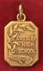 Vintage 1950s Ardsley New York High School Honors Award Charm