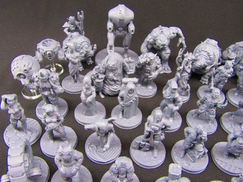 Sci Fi Mini Set 6 - 48pc Non Humans Novus Landing Mini Miniatures 3D Print - Picture 2 of 7