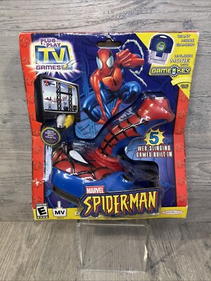 2005 Jakks Pacific Spiderman Plug N Play Handheld TV Game Video Game Marvel
