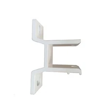 ALEKO Wall Mounting Brackets for Retractable Awnings White Color