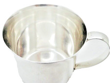 Tiffany  Co. Sterling Silver 120 Gram Baby Cup in Tiffany Pouch  Box