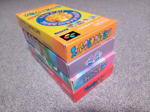 Lot of 4 Super Mario Collection Kirby Bowl Nintendo SFC Super Famicom SNES Japan - Picture 15 of 21