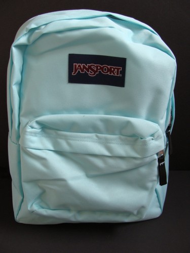 Nuevo con etiquetas Mochila Jansport Superbreak Aqua Dash Chicas Libro  Bolsa Escolar Pack Acolchada Nueva | eBay