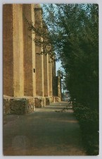 San Gabriel California, Mission Choir Loft Stairway, Vintage Postcard