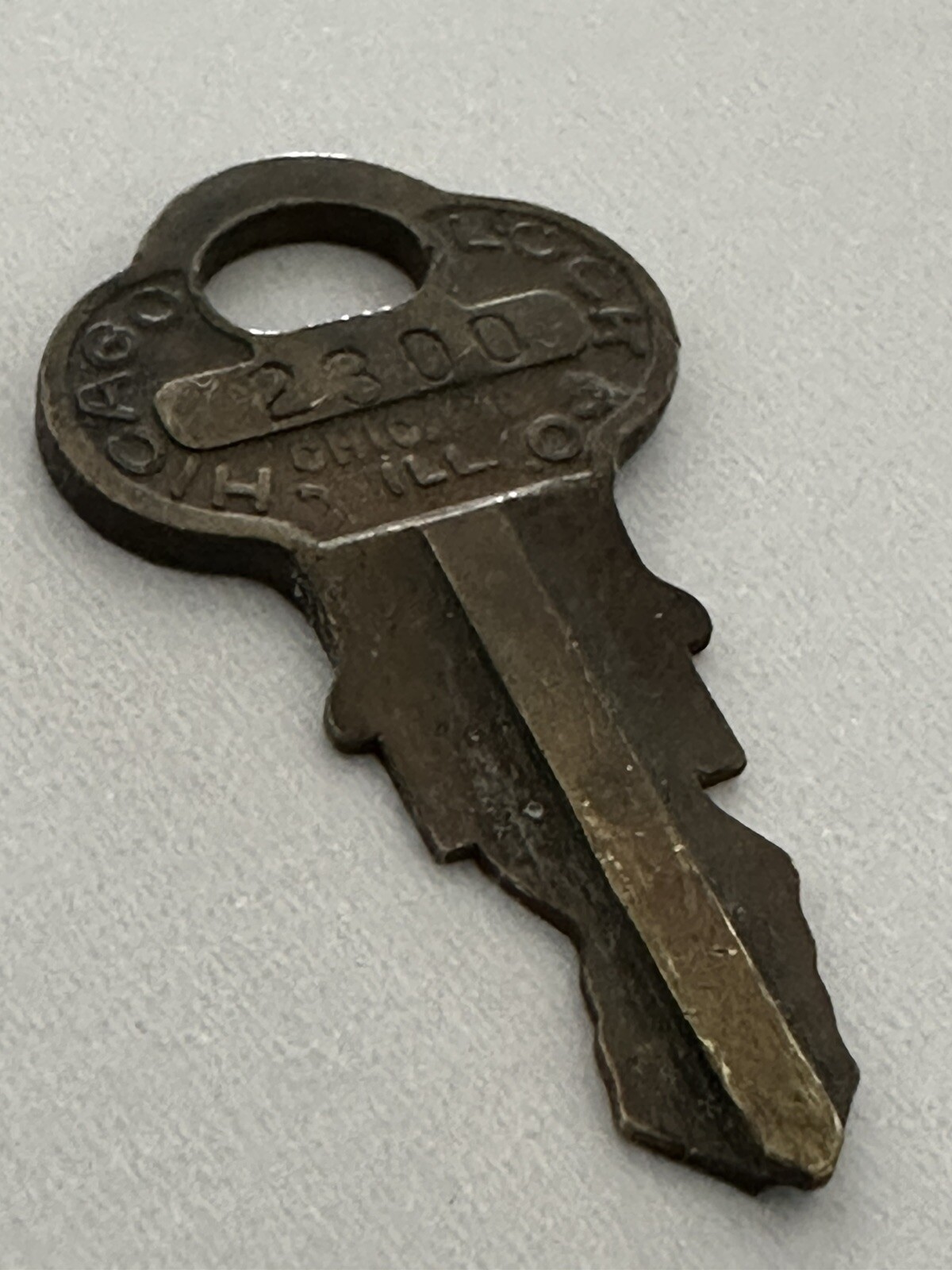 Vintage Chicago Lock Co Key 2300 eBay
