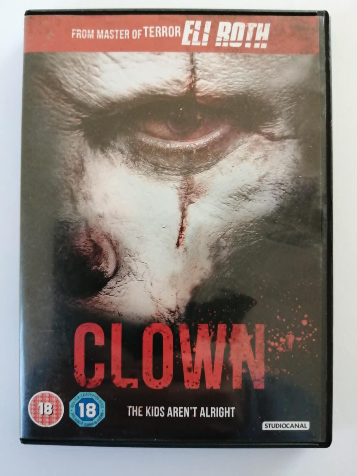 DVD Clown. Movie. Film. Eli Roth. Laura Allen. Andy Powers. Peter Stormare