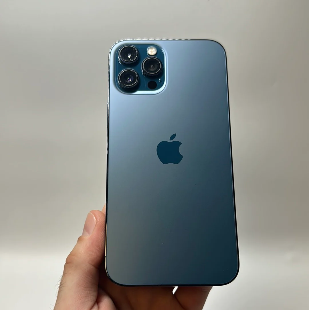 Unlocked Apple iPhone 12 Pro Max 128GB MG9E3LL/A 16.6 Pacific Blue