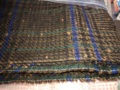 New Wool Fabric 58" x 2.5M Blazer Jacket Japan Brown - Picture 2 of 2