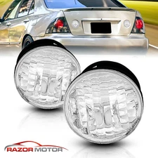 For 1998-2004 Lexus IS300 Trunk Euro Chrome Clear Rear Brake Tail Lights Pair