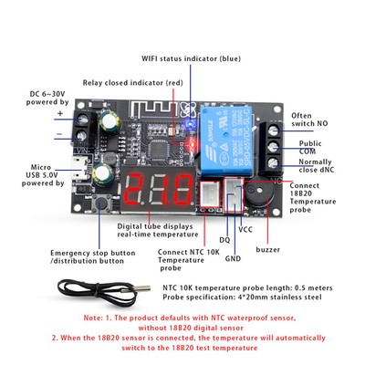 TERMOSTATO ABS CONTROLLER Temperatura Wifi Termostati Wireless per Casa