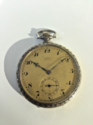 1 ONO GENEVE  MOERIS 0,900 Silber Taschenuhr POCKET WATCH