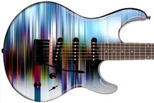 Guitar Skin Axe Wrap Re-skin Electric Bass Reface DIY Screaming in Digital 1673