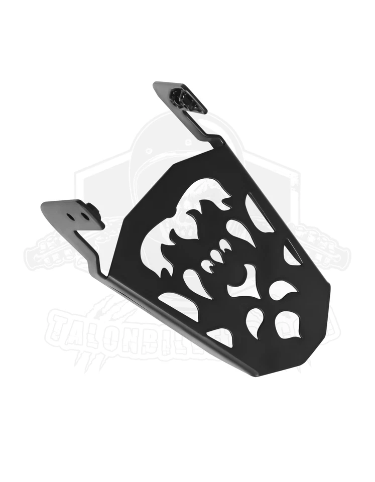 Bagageiro traseiro preto para Yamaha 12" Raider SCL encosto de montagem fixa bom - Imagem 2 de 4