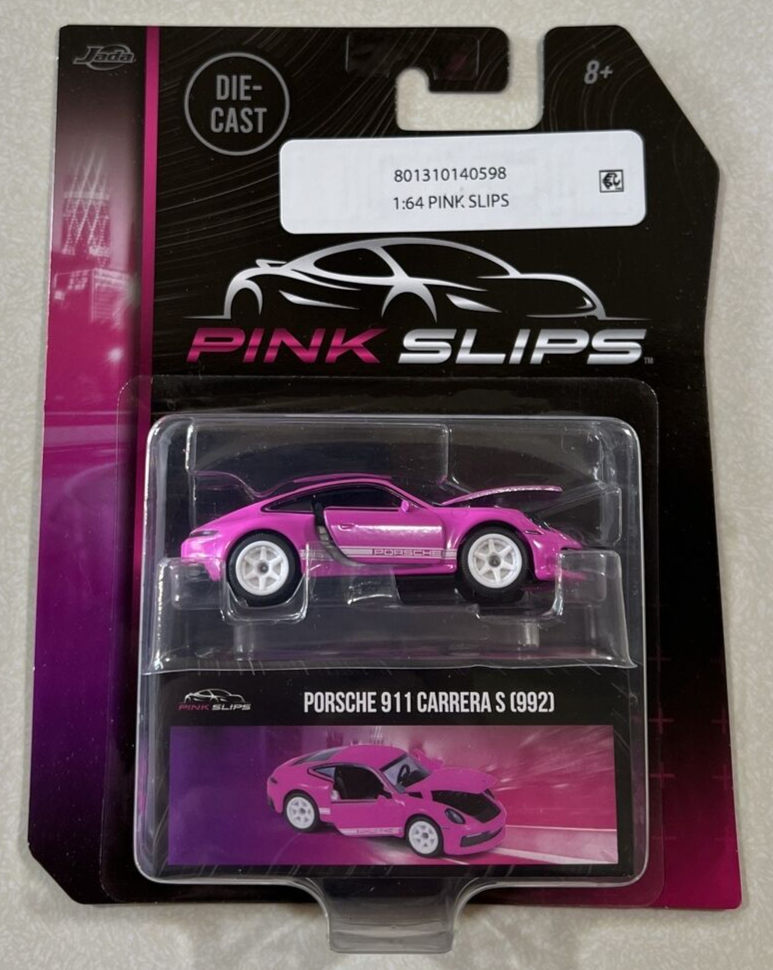 NEW 2023 Jada Pink Slips Porsche 911 Carrera S 992 PINK | eBay