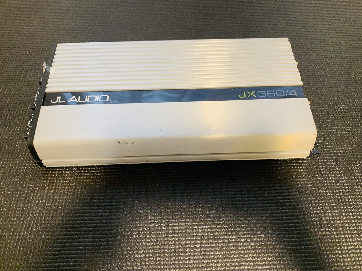 JL Audio JX360/4 Four Channels Car Amplifier Amp Jx 360 4 JL Audio JX360/4 Four Channels Car Amplifier Amp Jx 360 4