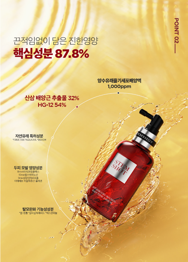 Stem Shot Anti Hair Loss Scalp Tonic & Serum 120ml K-Beauty | eBay