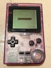 Nintendo Game Boy Pocket Atomic Clear Purple Handheld System MGB-001 Tested 3