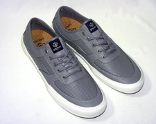 Sperry SeaCycled Soletide STS24847 Perforated Reclaimed Leather Upper, Gray, New