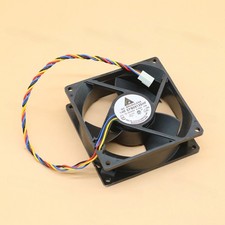2 Qty. Delta Efb0912shf Hi-power 92mm 3 Pin Case Fans 87.5 Cfm Lot Of Two