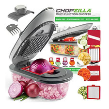 Chopzilla &reg; Multi-Function Food Chopper - 4 Interchangeable Cuts  FREE SHIPPING