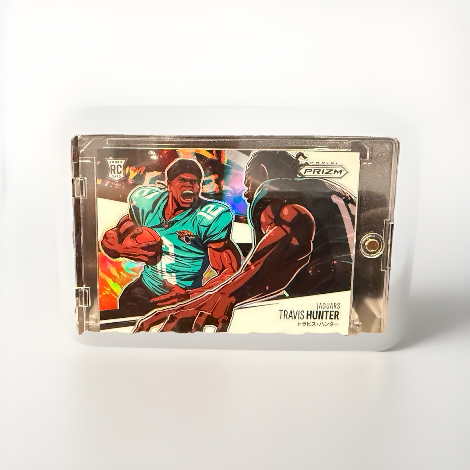 TRAVIS HUNTER - 2025 Panini Prizm RC #12 MANGA Horizontal SP Case Hit - JAGUARS