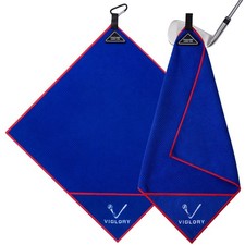 VIGLORY Magnetic Golf Towel - Exclusive Cleaning 18"L x 18"W, Blue