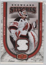 2006-07 Flair Showcase Showcase Stitches Martin Brodeur #SS-BR HOF t3w