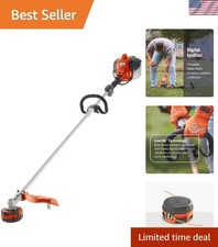 Versatile 130L Gas Trimmer - 18-Inch, Digital...