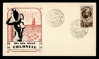 DR WHO 1950 SPANISH GUINEA FDC STAMP DAY DD CACHET R83704