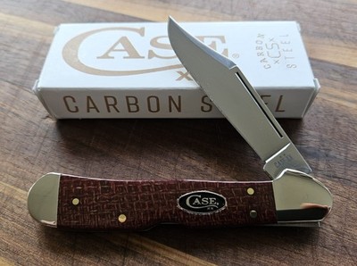 Beautiful 2025 Copperlock In Dark Red Burlap Micarda With Carbon