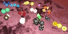 vtg Modern Dungeons Dragons Magic The Gathering more replacements Mixed Dice