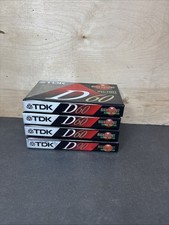 TDK D90 Superior Normal Bias Cassette Tape Lot of 4 New Sealed D-13