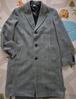 The Kooples Wollmantel Herren Gr 50 black&white NEU mit Etikett UPE 565€