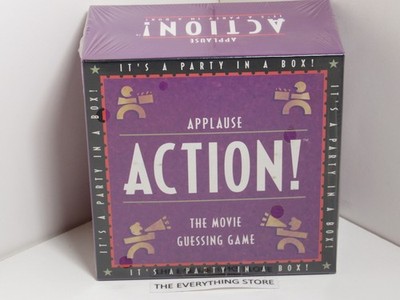 1998 BIG GAME INC APPLAUSE ACTION PARTY MOVIE GAME NEW SEALED FREE SHIP
