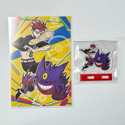 JUMP x Pokémon Acrylic Stand & Postcard  Evil Exorcist Kiyoshikun,