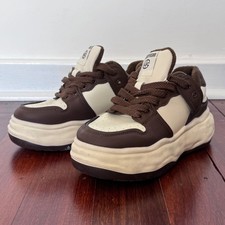 TUKYSHA Chunky Platform Sneakers   Brown/Cream   Size 39