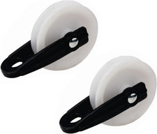 2 PCS Nylon Clothesline Pulley,2-1/2-inch Diameter Nylon Pulley,Outdoor Puller R