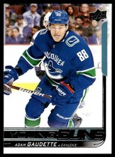 2018-19 Upper Deck Young Guns Adam Gaudette Rookie Vancouver Canucks #205