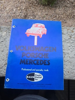 Baum Tools 1969 Catalog No 269 Metric VW Volkswagen Porsche Mercedes Vintage