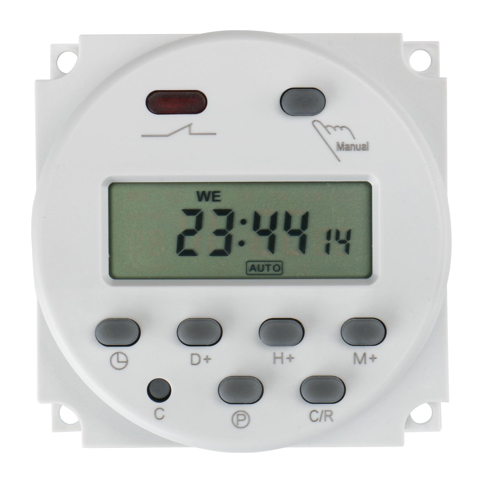 Temporisateur CN101A 12V à affichage LCD haute précision avec relais 16A