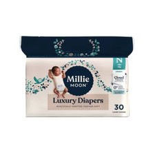 Millie Moon Luxury Disposable Diapers - Select Size and Count 