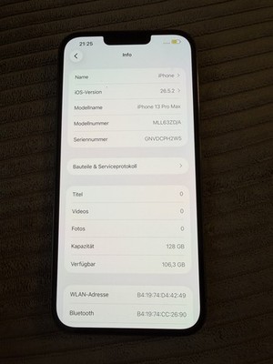 Apple iPhone 13 Pro Max 128GB Graphite Dual-SIM TOP  