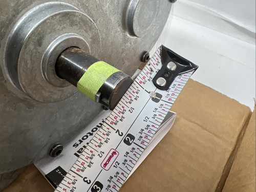 Dayton Industrial Gear Motor 1LPU4, Split Phase, 115V, 1/2Hp, 3/4” Shaft, 62 RPM - Picture 8 of 14