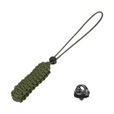 Adjustable Wrist Strap with Screw Paracord Camera Hand Lanyard, Green