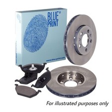 Blue Print Front Brake / Discs & Pads fits Porsche 718 Cayman 2016-2017 2.0 2.5