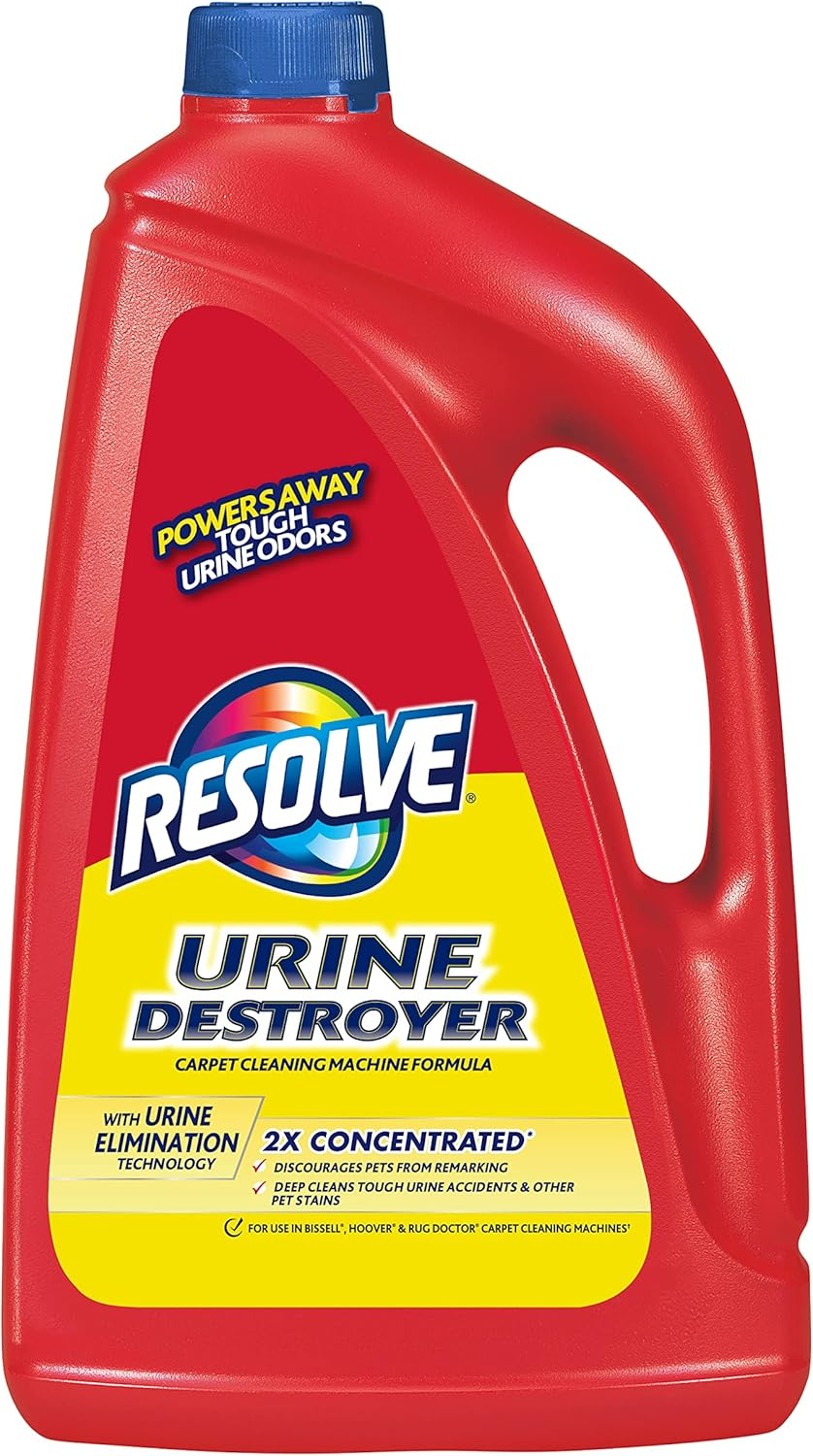 Powerful Carpet Concentrate for Steam Cleaners Eliminates Urine Odors and Stains